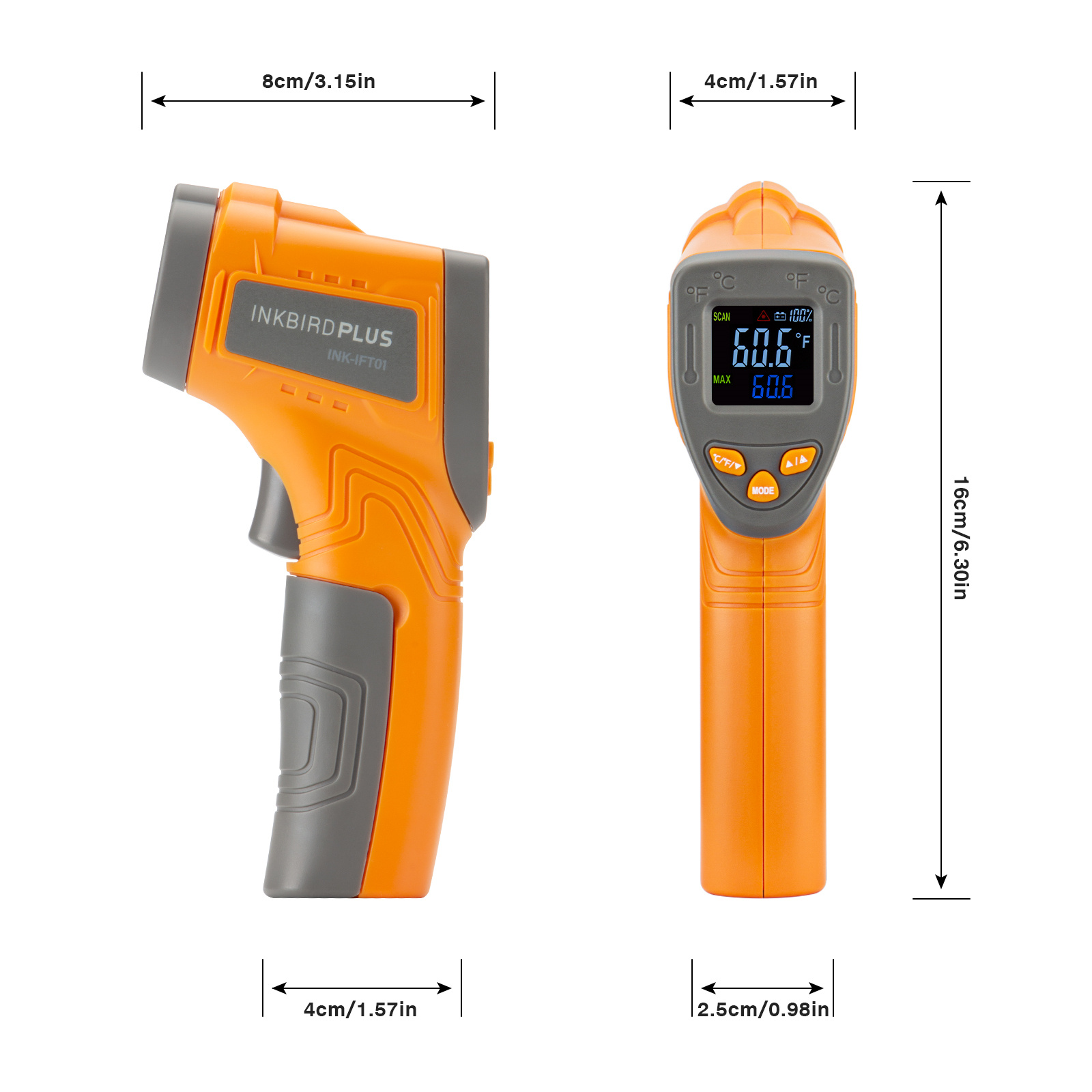 Inkbird lazer kızılötesi termo - Home Improvement Industry incelemesi ve fiyatı