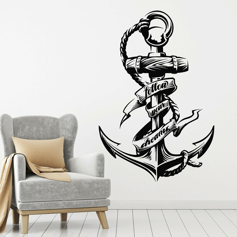 Deniz çapa duvar çıkartması İl - Home Improvement Quotes incelemesi ve fiyatı