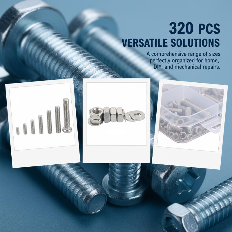 320 Adet Vida Somun Pullar Set - Home Improvement Industry incelemesi ve fiyatı