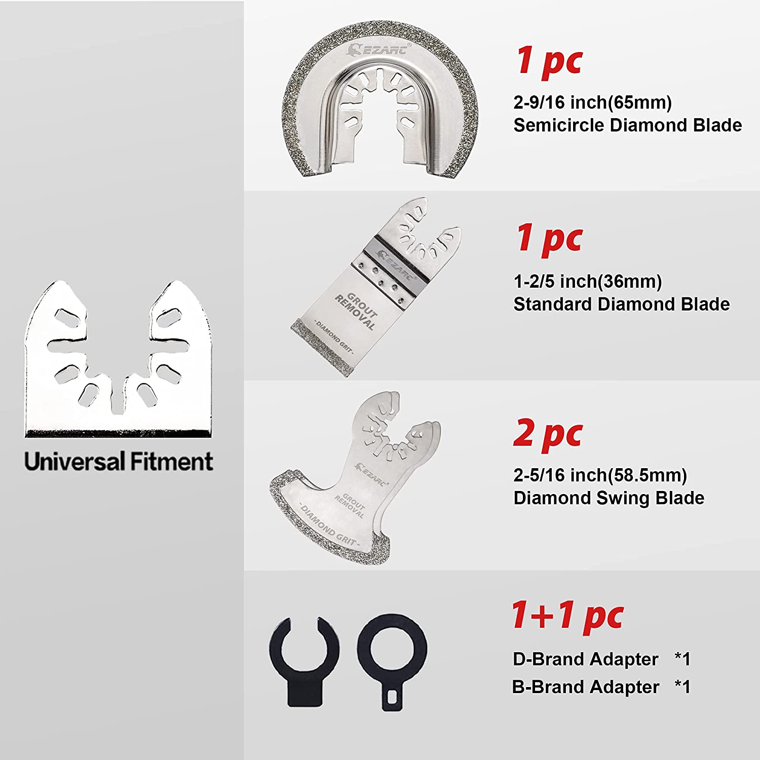 EZARC 4 Parça Elmas Salınımlı  - Grout Saw Removal incelemesi ve fiyatı