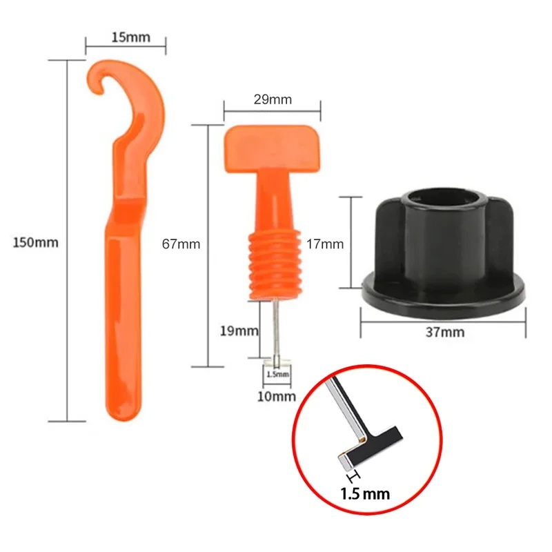 51-204 adet zemini tesviye sis - Tile Leveling Clip incelemesi ve fiyatı