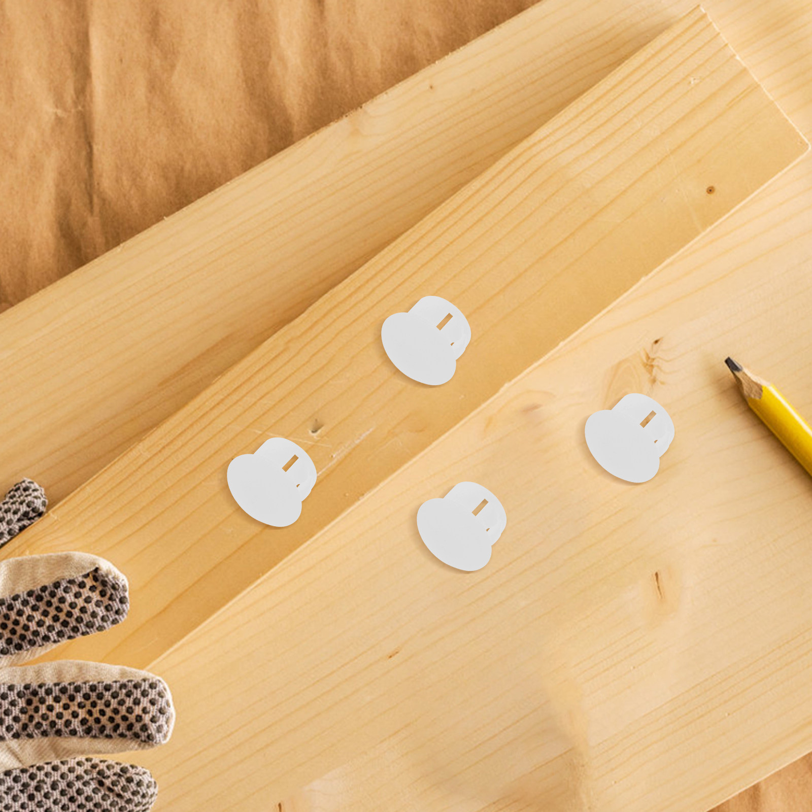 100 Adet Beyaz Plastik Delik T - Home Improvement Ending incelemesi ve fiyatı