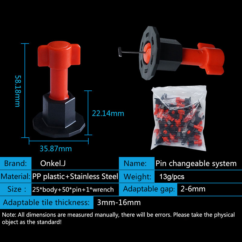 ONKE L.J yeniden kullanılabili - Tile Leveling Clip incelemesi ve fiyatı